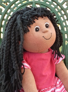 Brown rag doll